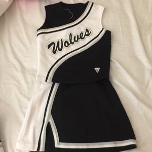 High school cheer uniform